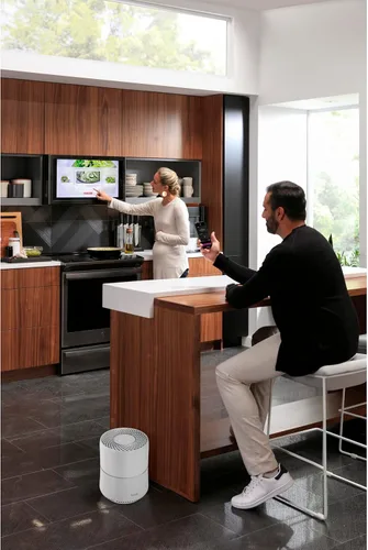 Miniatura 3 de Profile Purificador de aire para habitaciones pequeñas, filtro HEPA verdadero con carbón activado, modo de sueño silencioso de 25 dB, sensor