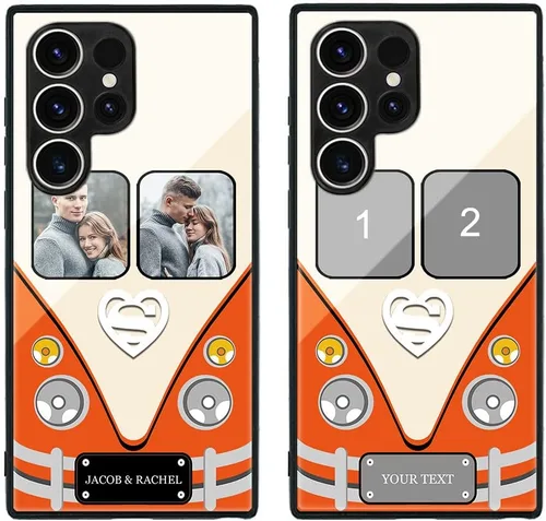 Miniatura 597 de Funda de teléfono personalizada para Samsung Galaxy S22+ / S22 Plus 5G, funda de TPU suave de vidrio templado antiarañazos personalizada con foto