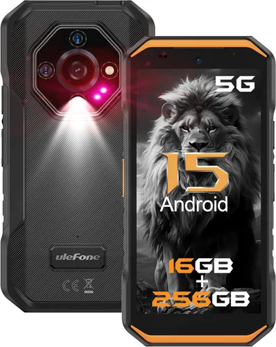 Miniatura 10 de Ulefone Armor X32 Pro 5G Teléfono resistente, MTK Dimensity 6300, 16+256GB, Android 15, Widevine L1, visión nocturna de 64MP/25MP, linterna