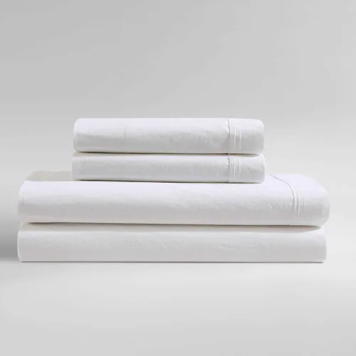 Miniatura 19 de Calvin Klein - Juego de sábanas de tamaño Queen, sábanas refrescantes frescas y a medida con un tacto de percal de algodón naturalmente suave