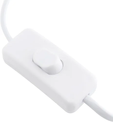 Miniatura 8 de RTNLIT Soporte de lámpara de escritorio con clip E26/E27, accesorio de lámpara de abrazadera con interruptor de encendido/apagado, enchufe