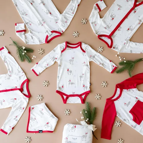 Miniatura 44 de KYTE BABY Pies unisex con cierre de cremallera, rayón hecho de bambú, 0-24 meses