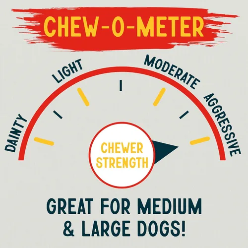 Miniatura 6 de Canine Chews Hueso de cuero crudo extra grande de 8-9 pulgadas para perros grandes, masticadores agresivos, paquete de 10 (sabor a pollo)