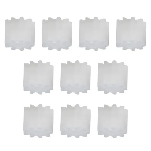 Othmro Engranajes de plástico 9 dientes modelo 092A engranaje de reducción engranajes de gusano de plástico para RC coche robot motor 2A 9 dientes