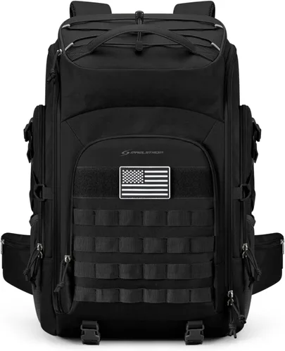Maelstrom Mochila táctica para hombre, resistente al agua, mochila militar de 40 L, para senderismo, campamento, gimnasio con sistema Molle, a. a.