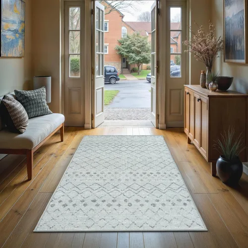 Miniatura 26 de GLN Rugs Contemporary Collection - Alfombra de felpilla lavable a máquina, contemporánea, antideslizante, de pelo corto, alfombra de felpilla