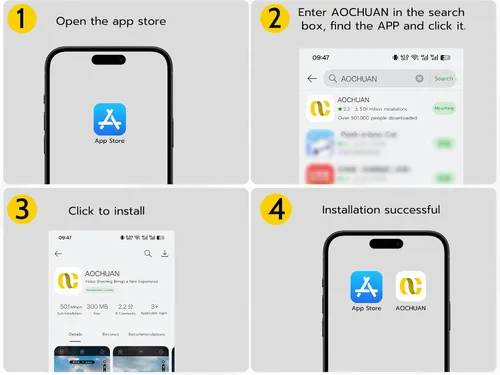 Miniatura 9 de AOCHUAN - Estabilizador de cardán para iPhone, smartphone con rueda de enfoque, seguimiento de cara/objeto para iPhone 16 15 Pro Max/Android