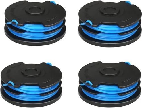 Línea de recortadora dual 88512 de 30 pies y 0.065 pulgadas compatible con recortadora eléctrica Toro 51480, paquete de 4
