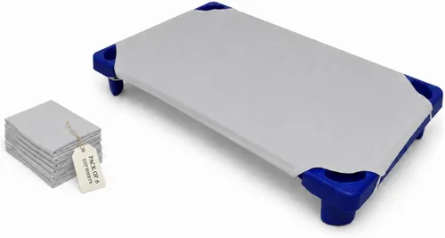 Miniatura 21 de Sábanas para cuna para niños pequeños y preescolares – Sábana para cuna/preescolar – Bucles elásticos en las esquinas – Sábana bajera para cuna