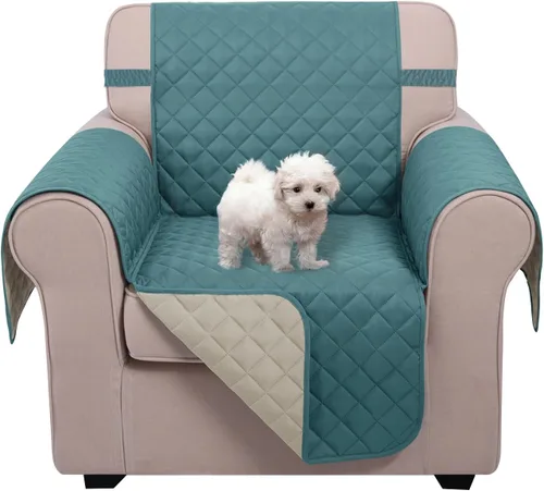Miniatura 83 de U-NICE HOME Funda de sofá reversible para perros con correas elásticas, resistente al agua, protector de muebles para mascotas, funda de sofá