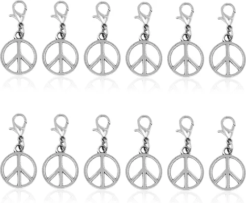 Miniatura 8 de Mandala Crafts Dijes de clip con cierre de langosta para pulsera, collar, joyería de bricolaje; 12 piezas surtidas