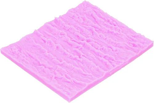 Miniatura 9 de Textura de corteza de árbol de silicona para pastel de fondant, tapete grande con textura de corteza de fondant, pastel de chocolate de silicona