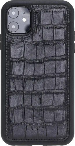 Miniatura 153 de Venito Lucca - Funda de piel compatible con Samsung Galaxy Note 10 (6,3 pulgadas), extra segura, con cubierta trasera acolchada, cocodrilo negro