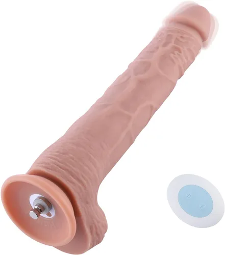 Miniatura 10 de Hismith Consolador anal vibrador de 7.28 pulgadas con 3 velocidades + 4 modos con sistema KlicLok, tapón de silicona para usuarios avanzados