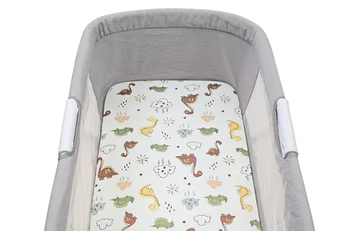 Miniatura 8 de Onacosht Sábanas de moisés para bebé, niño y niña, sábana bajera elástica transpirable universal para moisés, cuna de reloj de arena, almohadilla
