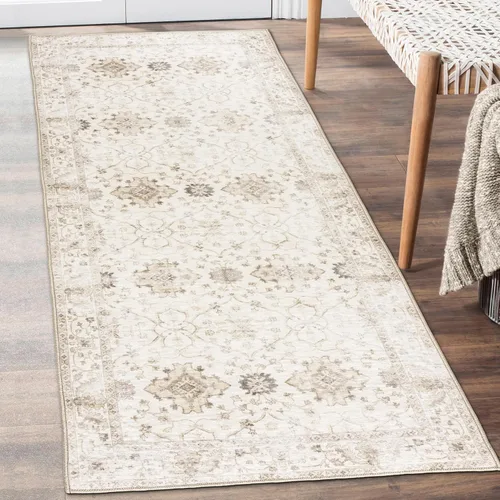 Miniatura 54 de ReaLife Rugs Alfombra pasillo lavable a máquina - Sala de estar, dormitorio, baño, cocina, entrada, oficina - Acolchada de pelo bajo, resistente a