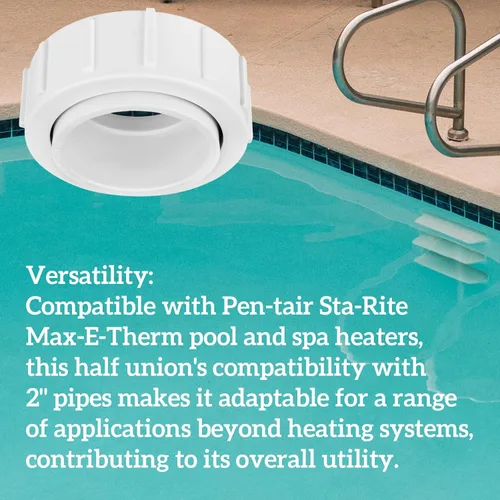 Miniatura 7 de El calentador del balneario de la piscina parte el reemplazo 42001-0402 para la pluma Sta-Rite Max-E-Therm, ETI 400 2 pulgadas resbalón media unión