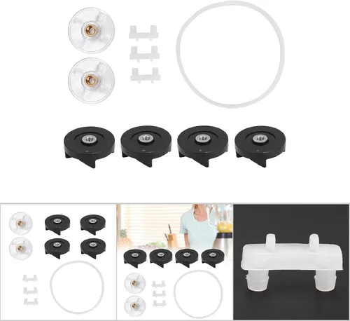 Miniatura 6 de Gavigain Reemplazo de engranaje base, 6 engranajes base y engranaje de cuchilla de repuesto para licuadora 250W – Accesorios de licuadora, reemplazo