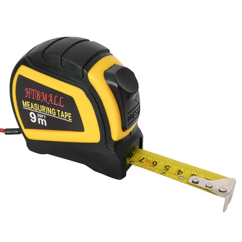 Miniatura 9 de Cinta métrica de bloqueo automático, cinta métrica retráctil de doble cara de 16 pies (16.4 ft), escala métrica / pulgadas, precisión MID, para 5 m.