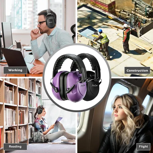 Miniatura 55 de ProCase NRR 28dB Noise Reduction Ear Muffs, Foldable Adjustable Noise Cancelling Headphones