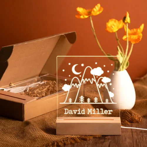 Miniatura 6 de Luz nocturna personalizada para niños, niñas, niños, regalos personalizados para bebé, lámpara de guardería personalizada, decoración de dormitorio