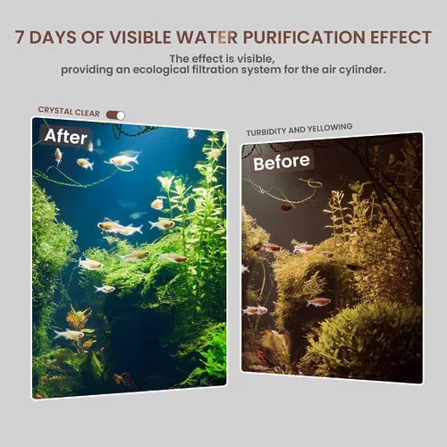 Miniatura 8 de UPETTOOLS Medios de filtro de acuario, bolas de anillo de cerámica biológica 5 en 1 para filtro de acuario, medios de filtro porosos