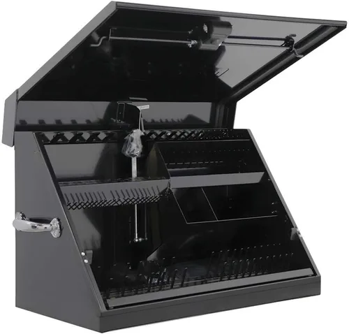 Caja de herramientas portátil TV3015-30 pulgadas - Construcción de calibre 16 - Cofre de herramientas SAE y métrico - Caja de herramientas
