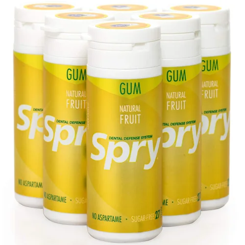 Miniatura 19 de Spry On The Go Fresh Chicle Natural de Xilitol Sistema de Defensa Dental - Sin Aspartamo, Sin Azúcar, Sin OMG (Menta, 55 Unidades - Paquete de 1)