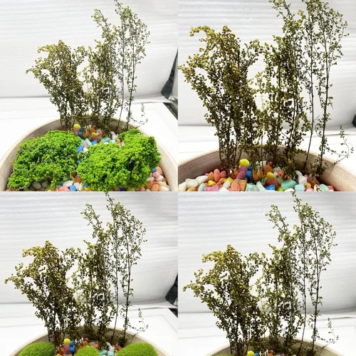Miniatura 3 de Cayway Arbustos en Miniatura Modelo Arbustos Arbusto Largo Grupos de Vegetación Césped Estático en Mechones para Bricolaje Modelo de Tren Paisaje