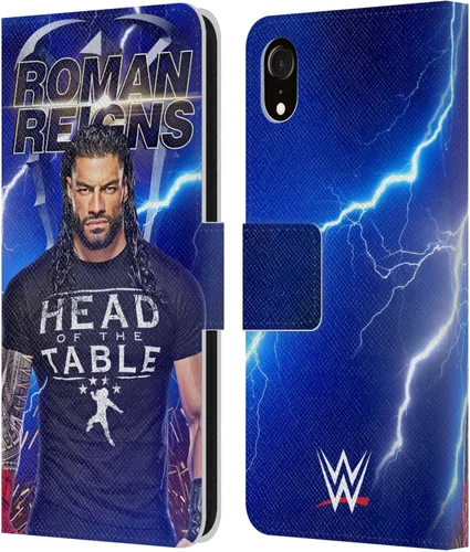 Miniatura 40 de Head Case Designs Officially Licensed WWE Distressed Logo Roman Reigns Leather Wallet Case Compatible with Apple iPhone 11