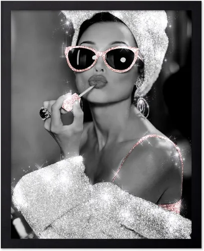 Miniatura 86 de Poster Master Impresión de labios dorados, póster de mordida de labio, arte moderno y minimalista, regalo bohemio para hombres y mujeres, diseño