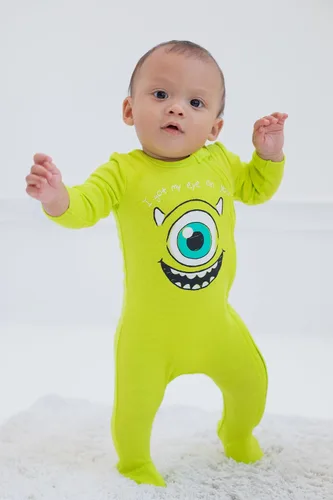 Miniatura 41 de Disney Winnie the Pooh Lion King Monsters Inc. Pixar Toy Story Baby Paquete de 2 overoles Sleep N' Play para recién nacidos hasta niños pequeños