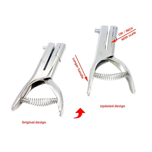 Miniatura 4 de Perforadora de mano de un solo agujero de mano de 2 pulgadas de alcance de 1/8 de pulgada y 0.118 in de profundidad, resistente para tarjetas