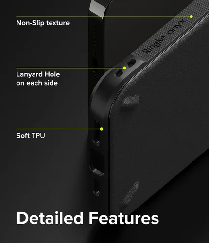 Miniatura 6 de Ringke Onyx - Funda compatible con iPhone 13 Pro, silicona flexible extremadamente resistente, tipo TPU a prueba de golpes, cubierta de protección