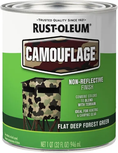 Miniatura 18 de Rust-Oleum 379561 - Pintura especial de camuflaje, cuarto, verde ejército mate, (Paquete de 1)