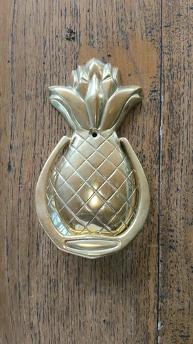 Miniatura 8 de Tropical Welcome – Aldaba de bronce con piña de Bali, un toque de elegancia tropical para la decoración de tu hogar