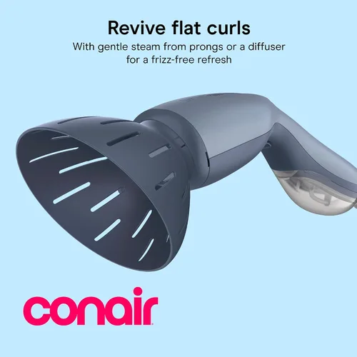 Miniatura 2 de Infiniti PRO Conair Steam Therapy - Vaporizador de cabello portátil con accesorio difusor de 7 pulgadas, calentamiento de 30 segundos, vapor