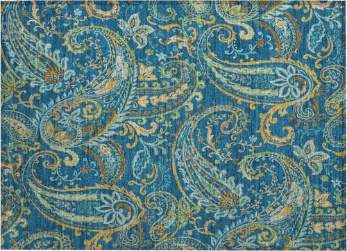 Miniatura 45 de Addison Rugs Chantille ACN533 - Alfombra negra de 8 x 10 pies, resistente a las manchas, lavable a máquina, no se desprende, para dormitorio, sala