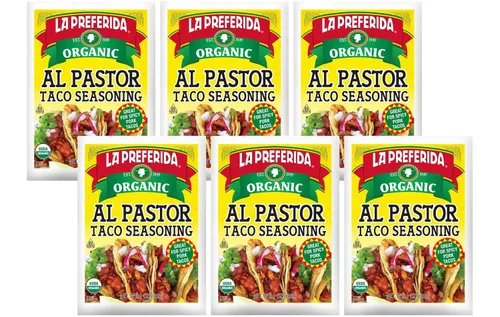 Miniatura 11 de La Preferida Condimento orgánico para tacos Al Pastor, 1 onza (paquete de 3)