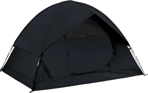 Miniatura 13 de Amplia tienda de campaña impermeable para 2/4 personas para 4 estaciones con gran sobretecho – Versátil tienda de campaña al aire libre