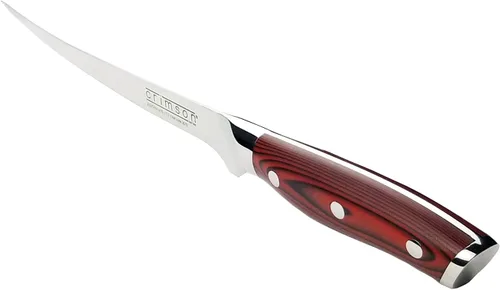 Miniatura 8 de Ergo Chef Crimson Series - Cuchillo de filete flexible curvado de 7.5 pulgadas, hoja de acero inoxidable alemán de alto carbono forjada X50CrMoV15