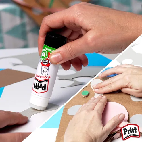 Miniatura 5 de Pritt Pegamento en barra, seguro y apto para niños, para actividades de artes y manualidades, adhesivo de sujeción fuerte para suministros escolares