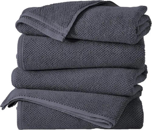 Miniatura 65 de Great Bay Home Toalla de baño blanca – Toalla de baño de gran tamaño 100% algodón de 68 x 35 pulgadas – Absorbente, de secado rápido, toalla de baño