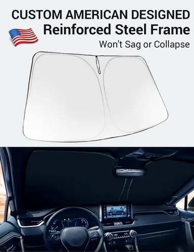 Miniatura 31 de Proadsy Parasol plegable para parabrisas delantero 2026, ajuste personalizado, accesorios para CRV SUV LX EX EX-L EX-L Navi Touring 2017-2022