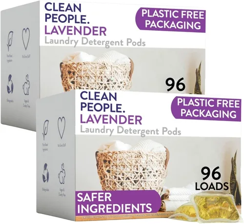 Miniatura 24 de The Clean People Cápsulas de detergente para ropa - Envase reciclable, hipoalergénico, lucha contra las manchas - Jabón de ropa ultraconcentrado