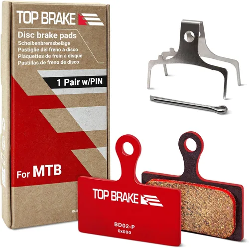 Miniatura 8 de TOP BRAKE Disc Bike Brake Pads Compatible with Shimano XTR M9000/9020 Deore XT M785/ M8000 MTB/eMTB/Gravel/Cross Country(XC)/Trail/All