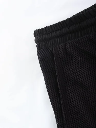 Miniatura 6 de GORGLITTER Conjunto de chándal sin mangas con cuello redondo y pantalones cortos para hombre