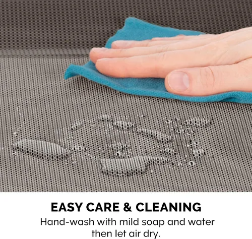Miniatura 10 de FurHaven Cunas elevadas para mascotas – Hamaca de malla de nailon refrescante y transpirable para perros pequeños y gatos, fácil de montar, duradera