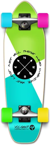 Yocaher Patineta completa Mini Cruiser de 27 x 8 pulgadas o patineta de 31 x 7.75 pulgadas El Golem Wander