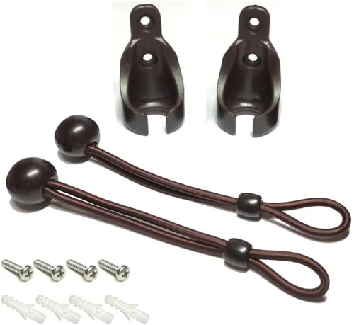 Miniatura 12 de Coolaroo - Kit de amarre de persianas enrollables para exteriores Coolaroo, persianas enrollables para exteriores e interiores y cubiertas de Marrón